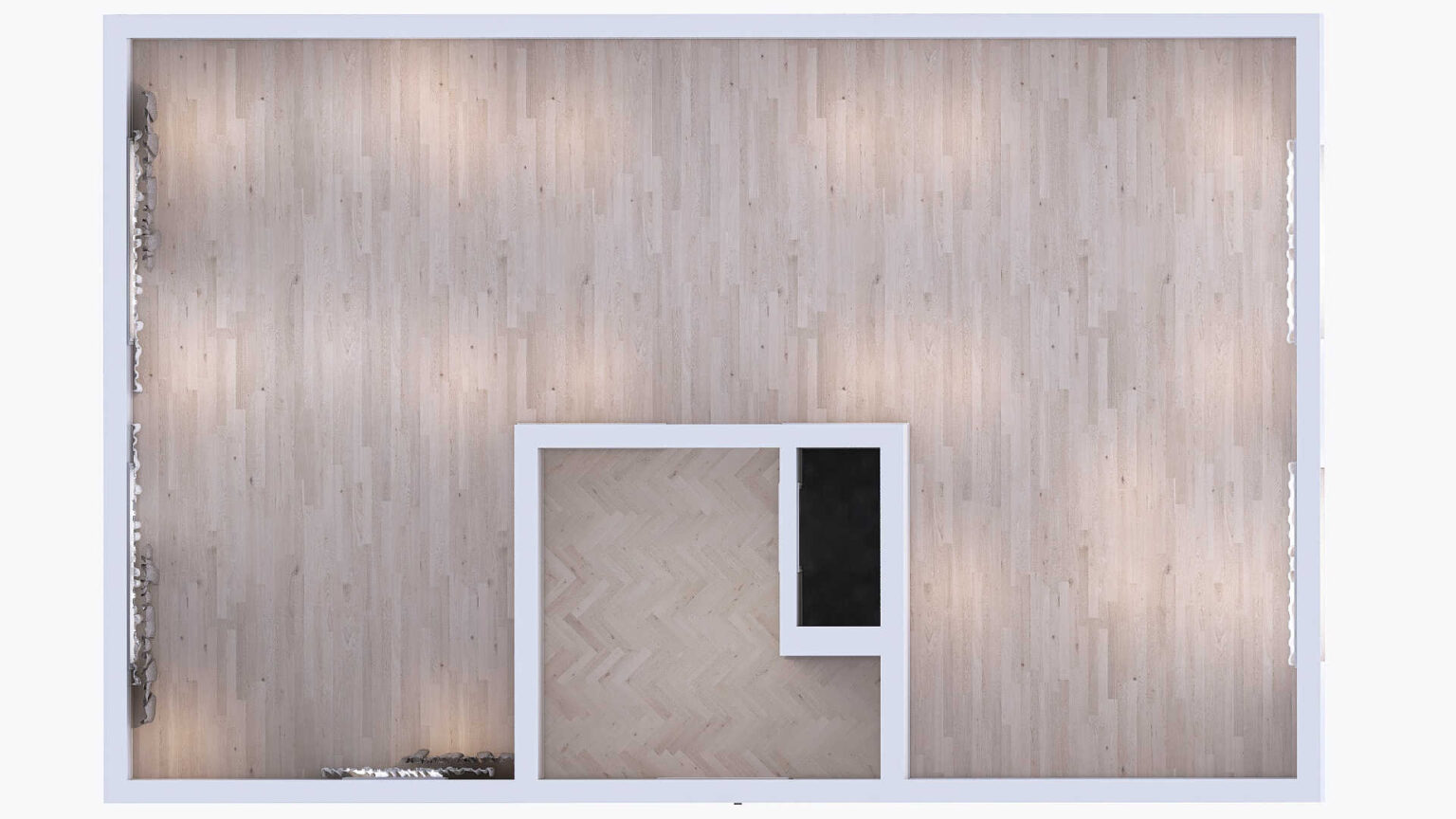 BEFORE Luxerious interieurontwerp 3D met meubelplan - Zizeau - Hometolife3D