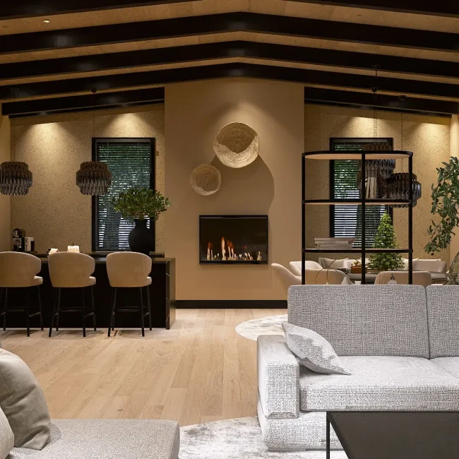 Holiday homes interior design by Hometolife3D