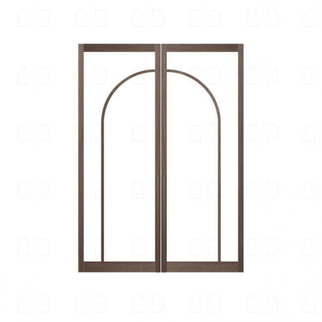 Interieurontwerp 3D - deur Saffier Rookbruin - Lijn M