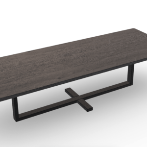 Felix tafel zwart gepoedercoat 300x100