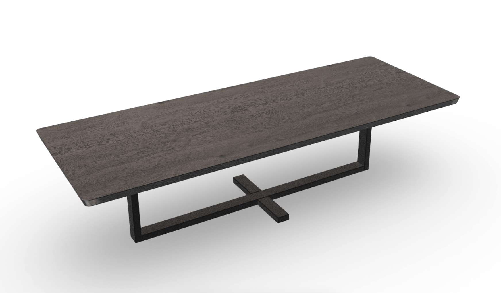 Felix tafel zwart gepoedercoat 300x100