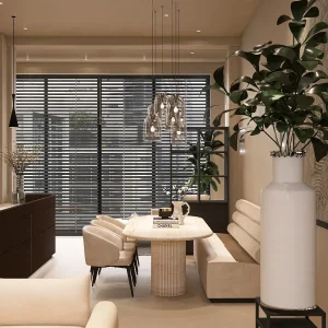 Interieurontwerp 3D - Mansion design with Concrete Finishes - hometolife3d