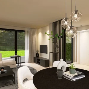 Betaalbaar Interieurontwerp 3D woonkamer keuken - Hometolife3D