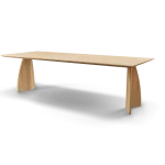 Interieurontwerp 3D - Eetkamertafel Forma belair oak