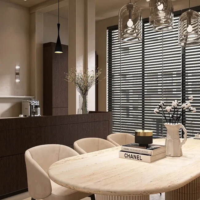 Interieurontwerp 3D - Mansion design with Concrete Finishes - hometolife3d