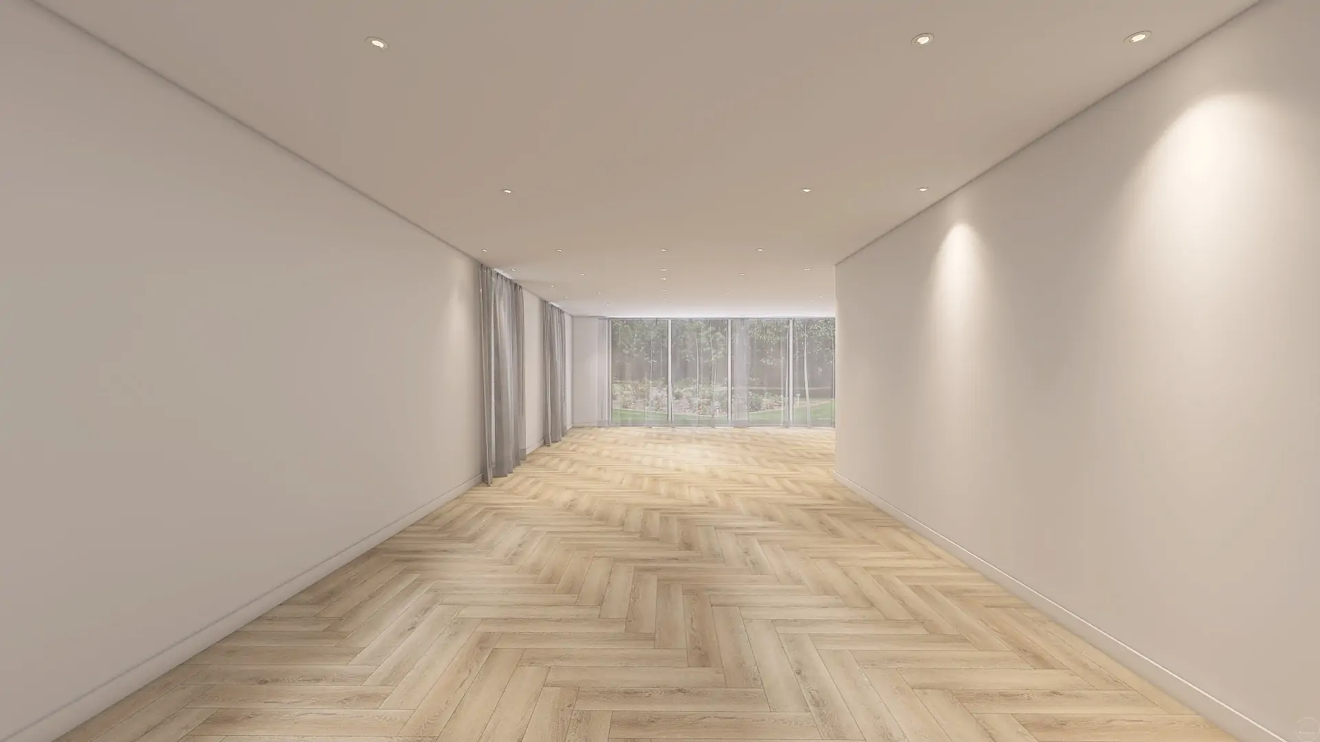 Voor en na | Één woning - 2 interieur concepten | interieur in natuurlijke materialen | 3D renders | Design van Hometolife3D | Afwerking: Consentino, Montinique vloeren, Arte Wallcovering, LabPaint | Meubels van: Richmond Interiors