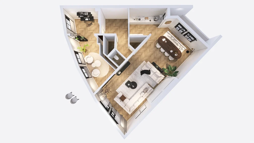 Amsterdam Living - floorplanning - interior design in 3D isnt a luxury its a game changer - hometolife3D