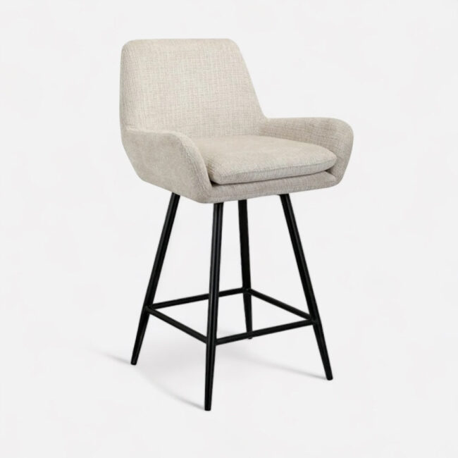 Richmond Interiors - Barhocker Linsey beige Chenille