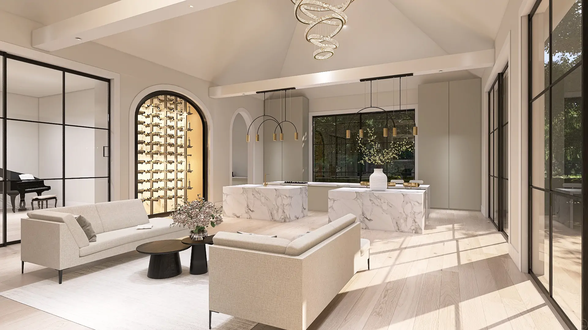 Moder Barn Haus Design - Floorplaning - Interior Design 3D - Hometolife3D